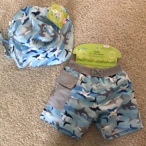 Matching hat and bathing suit